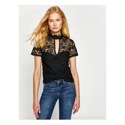 Koton Women's Lace Detailed Blouse