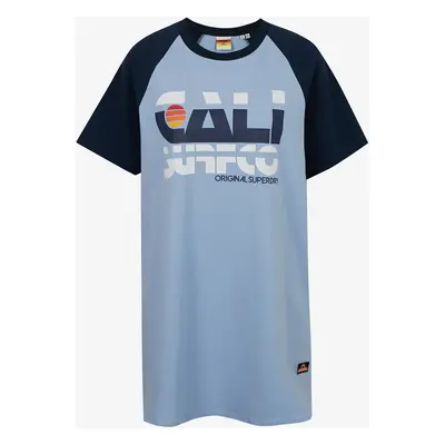 Superdry Šaty Cali Surf Raglan Tshirt Dress - Dámské