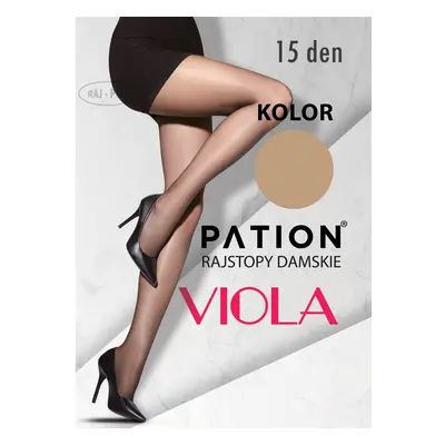 Raj-Pol Woman's Tights Pation Viola DEN