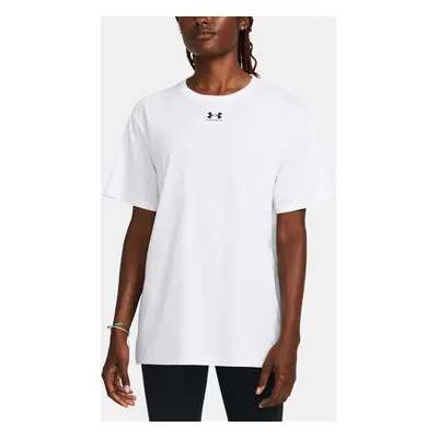 Under Armour Tričko Campus Oversize SS-WHT - Dámské