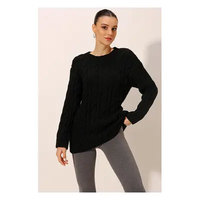 Bigdart Thick Knit Knitwear Sweater - Black