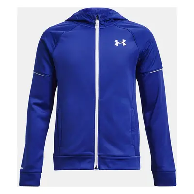 Under Armour Mikina UA AF Storm FZ Hoodie-BLU - Kluci