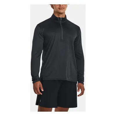 Under Armour Tričko UA Tech Vent 1/2 Zip-BLK - Pánské