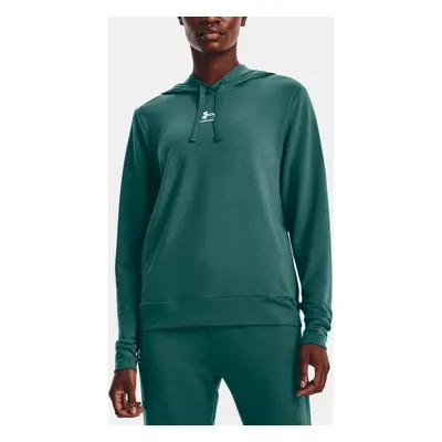 Mikina Under Armour Rival Terry Hoodie-GRN - Dámské