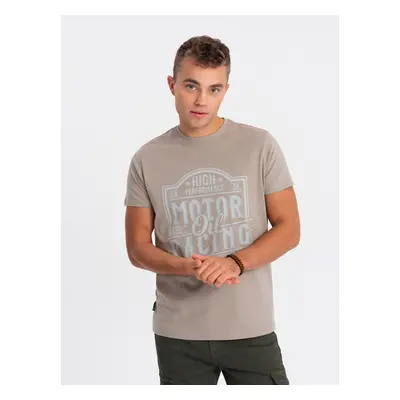 Ombre Men's printed cotton t-shirt