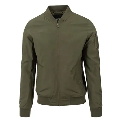 Bunda Light Bomber Jacket tmavě olivová