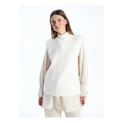 LC Waikiki Women's Half Turtleneck Plain Knitwear Sweater