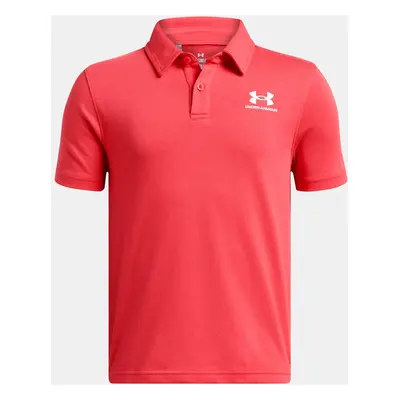 Chlapecké tričko Under Armour UA B Icon Polo-RED - Kluci