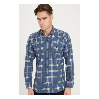 G699 DEWBERRY MEN'S SHIRT-NAVY BLUE