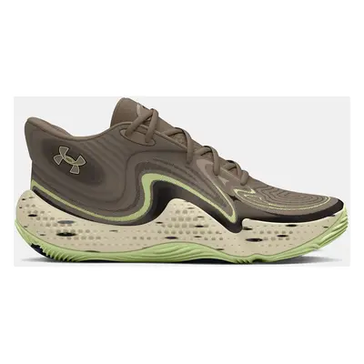 Under Armour Unisexové boty UA Spawn Mid CAMO - unisex