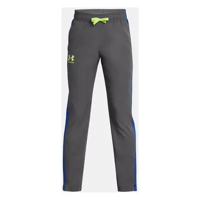 Chlapecké sportovní kalhoty Under Armour UA Sportstyle Woven Pants-GRY - Kluci