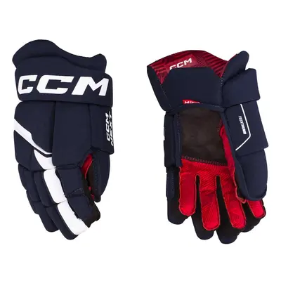 Hokejové rukavice CCM Next Navy/White palců