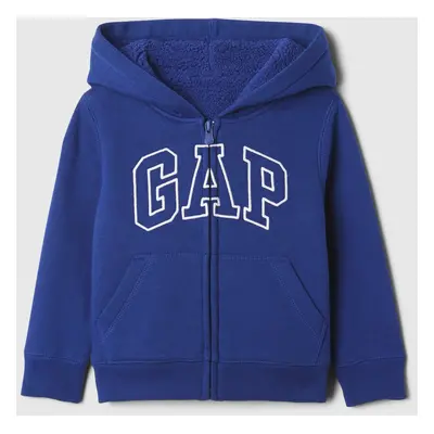 GAP Baby sherpa mikina s logem - Kluci