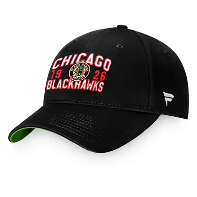 Pánská kšiltovka Fanatics True Classic Unstructured Adjustable Chicago Blackhawks