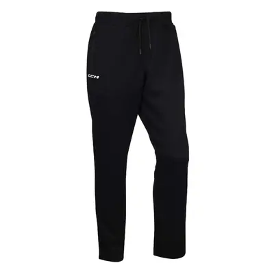 Pánské kalhoty CCM TAPERED LOCKER ROOM FLEECE PANT Black