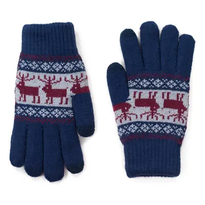 Art Of Polo Unisex's Gloves rk18566 Navy Blue