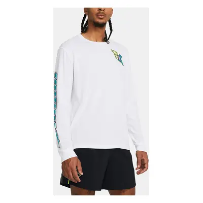 Under Armour Tričko UA RUN ANYWHERE LS-WHT - Pánské