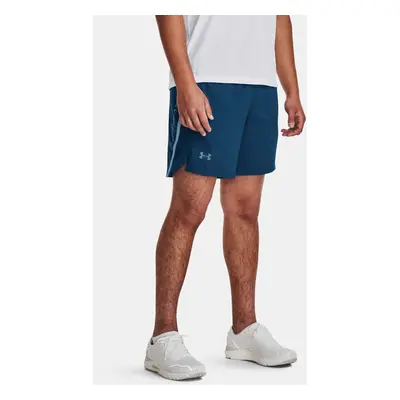 Under Armour Kraťasy UA LAUNCH 7'' GRAPHIC SHORT-BLU - Pánské