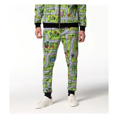 Mr. GUGU & Miss GO Man's City Carpet Track Pants PNS-W-548