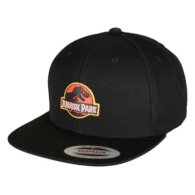 Černý Snapback s logem Jurského parku