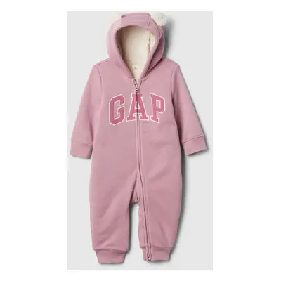 GAP Baby sherpa overal s logem - Holky