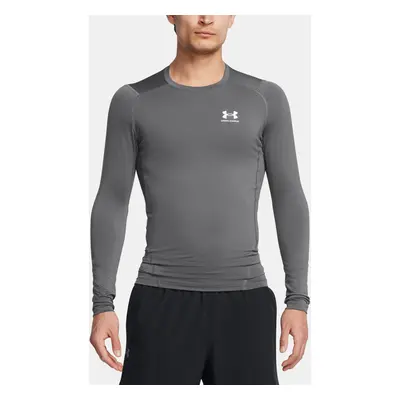 Pánské tričko Under Armour UA HG Armour Comp LS-GRY - Pánské