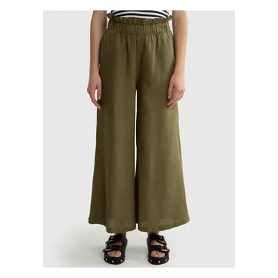 Big Star Woman's Cullot Trousers Non Denim -303