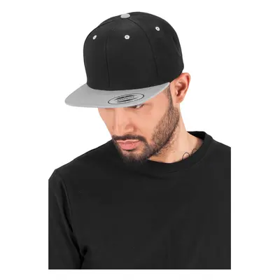 Klasický Snapback 2-Tone blk/stříbrný