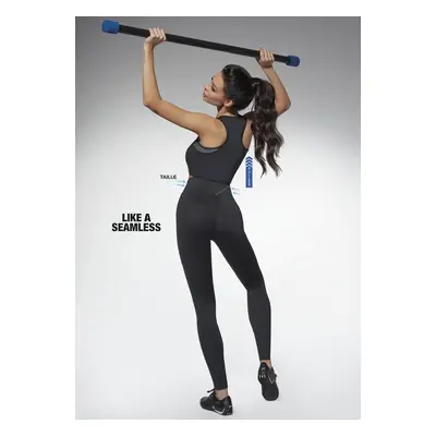 Bas Bleu PERFECTBODY seamless sports leggings with wasp waist and ribbing emphasizing the buttoc