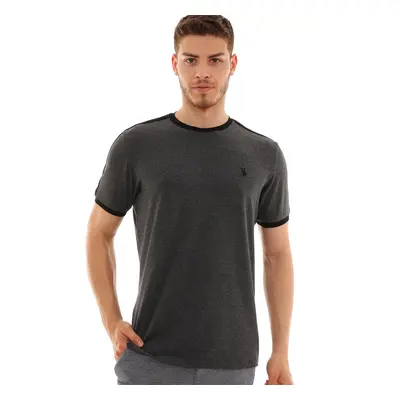 T8584 DEWBERRY MEN'S T-SHIRT-ANTHRACITE