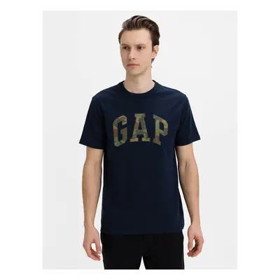 GAP Tričko Logo v-ss camo arch tee - Pánské