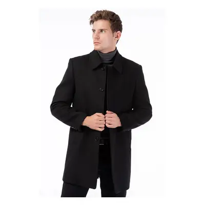 PLT8365 DEWBERRY MEN'S COAT-BLACK