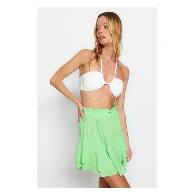 Trendyol Green Mini Woven with Ruffled Skirt