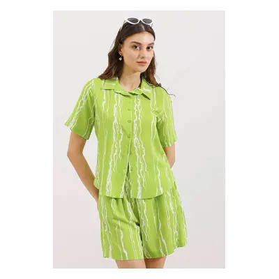 Bigdart Short Shirt Double Suit - Green