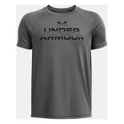 Under Armour Chlapecké tričko UA Tech Split Wordmark SS - Kluci