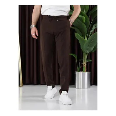 15728 Dewberry Slim Fit Jogger Mens Trousers-COFFEE