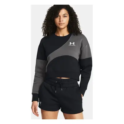 Dámská mikina Under Armour Essential Fleece Crop Crew