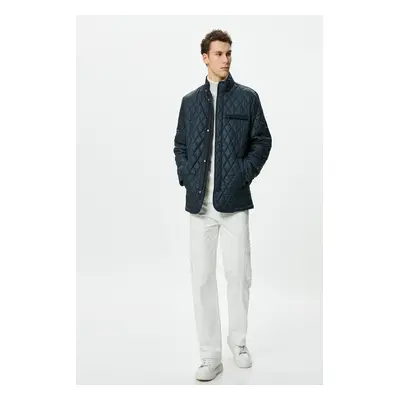 Koton Men's Navy Blue Jacket