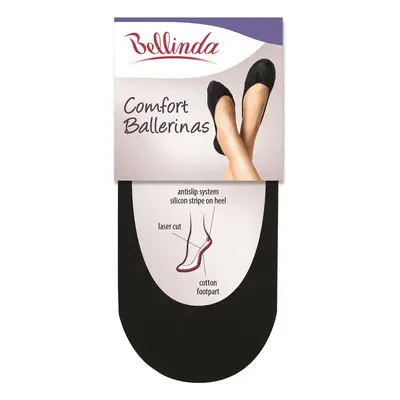 Černé balerínkové ponožky Bellinda COMFORT BALLERINAS