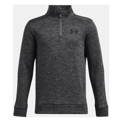 Chlapecká mikina Under Armour UA Armour Fleece 1/4 Zip-GRY - Kluci