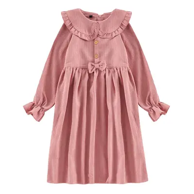 Trendyol Dusty Rose Regular Plain Cotton Woven Dress