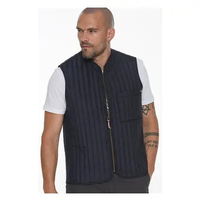 Y8611 DEWBERRY MEN'S VEST-NAVY BLUE