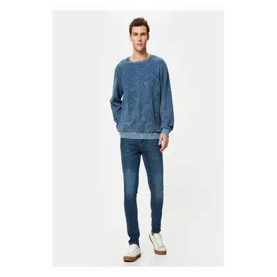 Koton Men's Indigo Stone Jeans