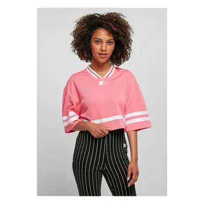 Dámský startér Cropped Mesh Jersey pinkgrapefruit/bílá