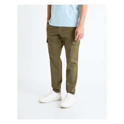 Celio Kalhoty slim cargo Dolyte - Pánské