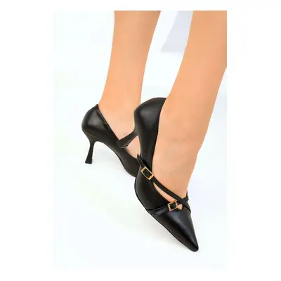 Soho Black Women's Classic High Heel Shoes