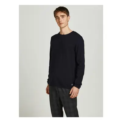 Černý pánský basic svetr Jack & Jones Hill - Pánské