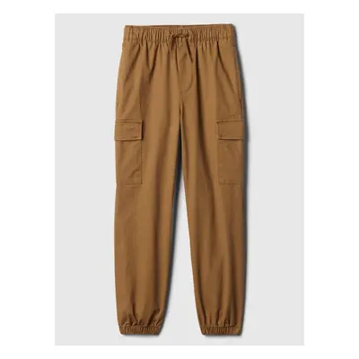 GAP Dětské cargo twill tepláky - Kluci