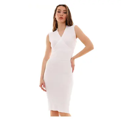 Z2017 DEWBERRY WOMEN'S DRESS-WHITE