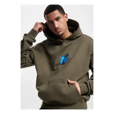 Olivový Le Papillon Heavy Oversize Hoody